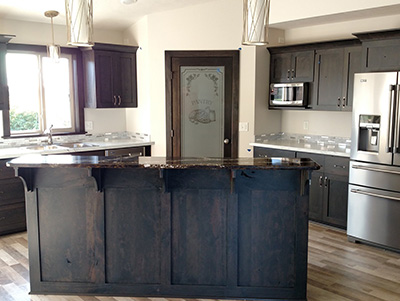 Maple Valley Cabinets Dark Kitchen