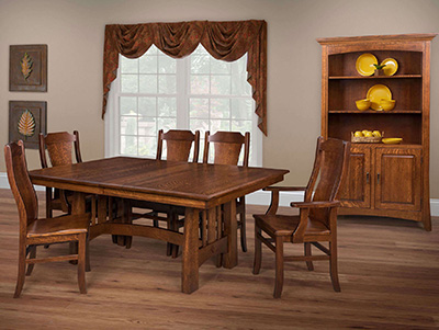 Hand Crafted Hardwood Dining Room Set