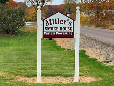 Millers Smoke House Sign