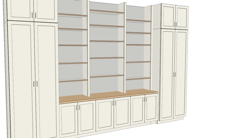 clinton kitchen filled blueprint