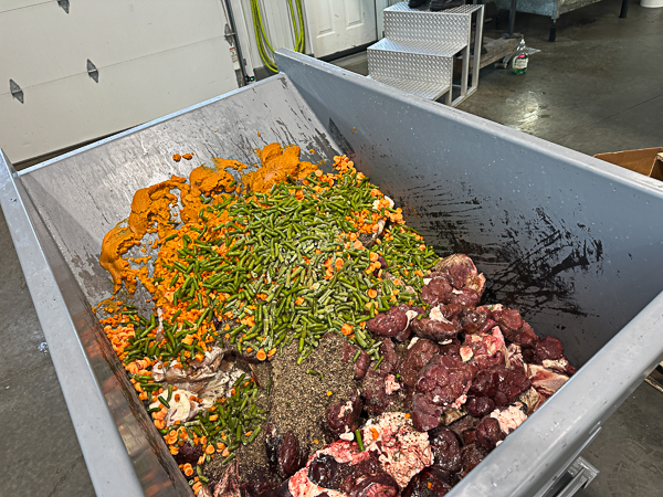 real ingredients for our raw pet food