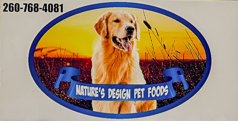 natures design pet food logo